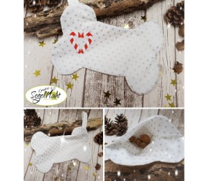 ITH Stickserie - Nikolaus Knochen Tasche für Hunde